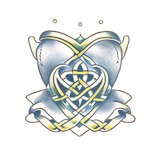 Celtic Heart tattoo design idea