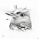 snowboard, beer, (bird,stone,3) tattoo design idea