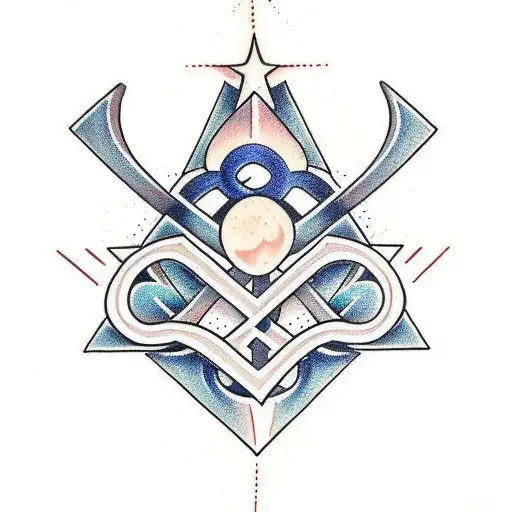 God is greater than the highs and lows tattoo design idea