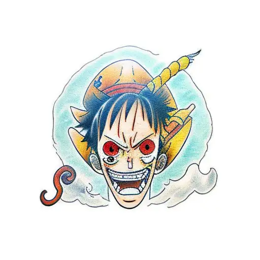 Luffy in Nepal tattoo design idea