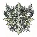 in all gothic and cursive font have "they tryna hate on me just cus im a caucasian tattoo design idea