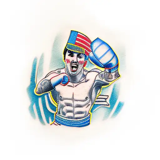 Rocky Balboa tattoo design idea