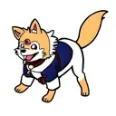 mascota perro  tattoo design idea