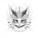 akira kiara mix tattoo design idea