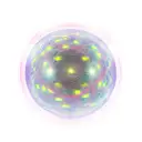 Spherical orb, emitting light through cracks tattoo design idea