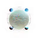 Spherical orb, emitting light through cracks tattoo design idea