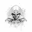 assassins creed gauntlet  tattoo design idea