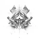 assassins creed gauntlet  tattoo design idea