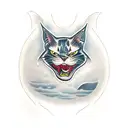 hellcat fury tattoo design idea