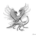 Archaeopteryx tattoo design idea