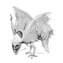 Archaeopteryx tattoo design idea