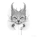 mirror tattoo design idea