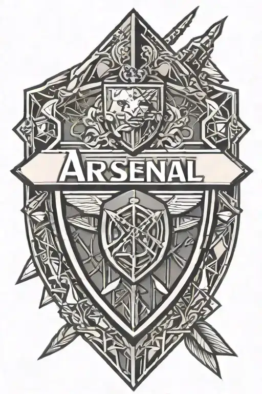 Arsenal FC tattoo design idea