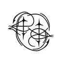 Libra and Pisces tattoo design idea