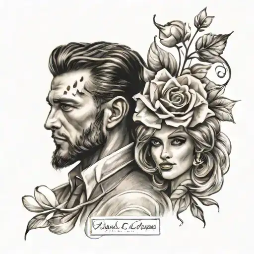 marriage tattoo design tattoo design idea
