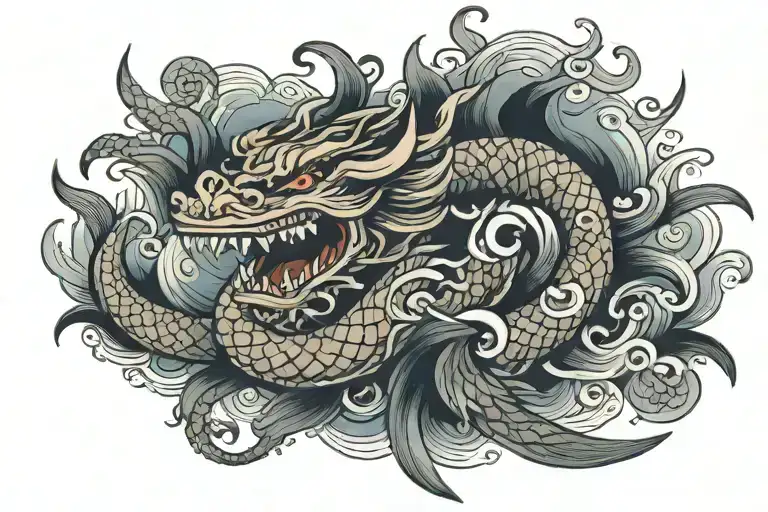 Nautical tattoo design idea