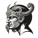 greek god Hermes tattoo design idea