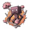enderman minecraft tattoo design idea