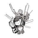 Sojourn, Overwatch tattoo design idea