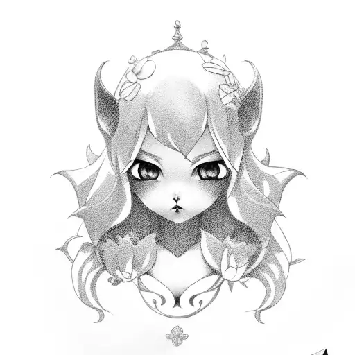Loli Rafa Lola tattoo design idea