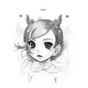 Loli Rafa Lola tattoo design idea