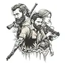last of us tattoo design idea