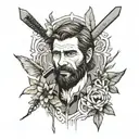 last of us tattoo design idea