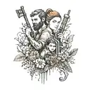 last of us tattoo design idea