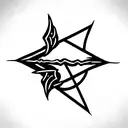 Sic Parvis Magna tattoo design idea
