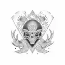 The Number "172" tattoo design idea