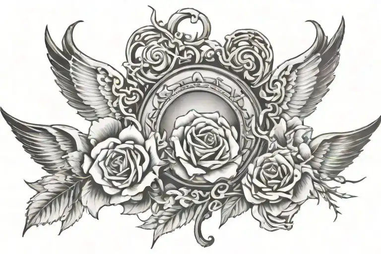 what we do in life echoes in eternity tattoo design idea