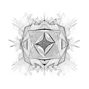 negative space tattoo design idea