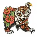 alaska tattoo design idea