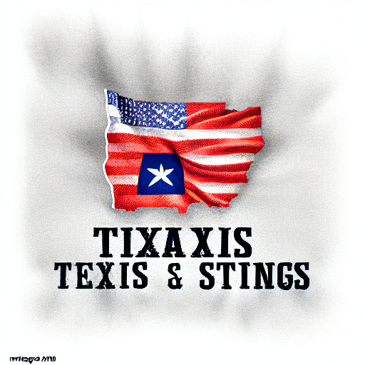 texas and united states flags combined tattoo design idea