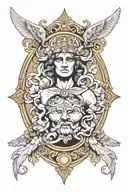 Greek mythology tattoo design idea