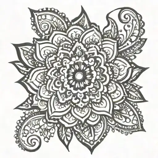 henna tattoo tattoo design idea