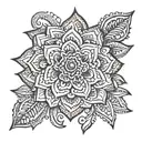 henna tattoo tattoo design idea