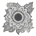 henna tattoo tattoo design idea