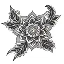 henna tattoo tattoo design idea