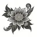henna tattoo tattoo design idea
