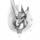 Anubis tattoo design idea