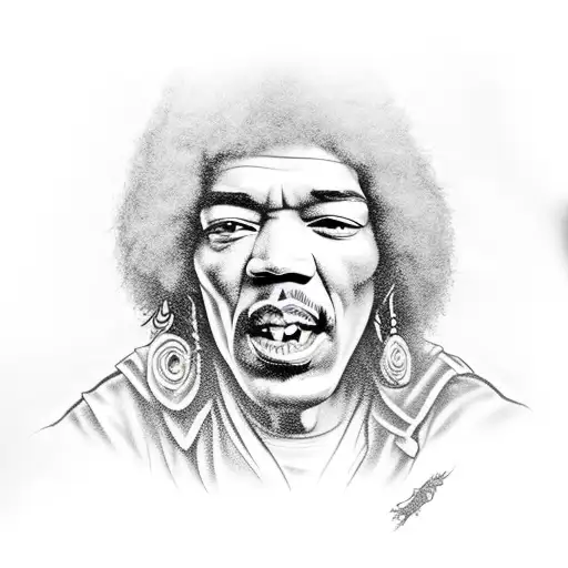 jimmy hendrix tattoo design idea