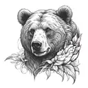 Sleeve Bear tattoo design idea