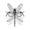 damselfly tattoo design idea
