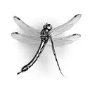 damselfly tattoo design idea