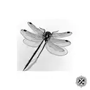 damselfly tattoo design idea