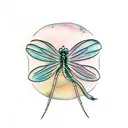 damselfly tattoo design idea