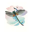 damselfly tattoo design idea