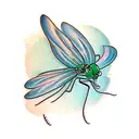damselfly tattoo design idea