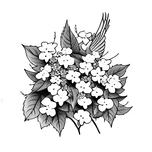 Minimalist "1 Male And 1 Female Cardinal Among..." Tattoo Idea